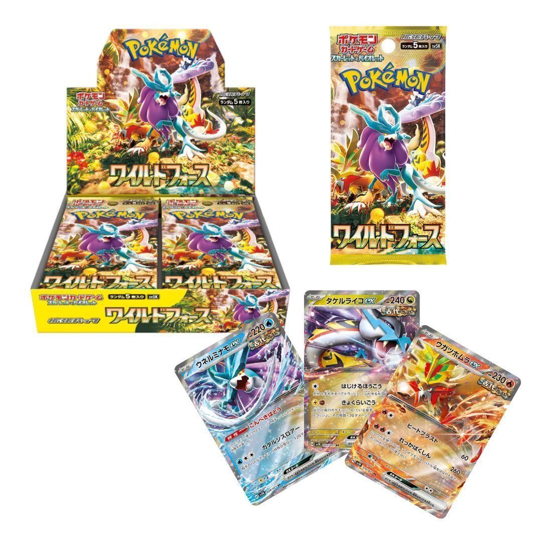 Pokémon Japanese Wild Forces SV5K Booster box