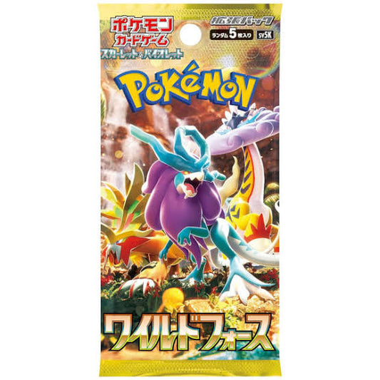 Pokémon Japanese Wild Forces Booster Pack (1)